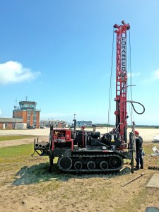 Forages environnementaux sur le site de l'aéroport de Baie-Comeau